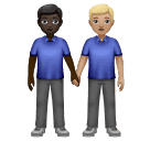 Dois Homens De Mãos Dadas: Pele Escura, Pele Morena Clara para Huawei HarmonyOS 5.0