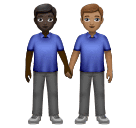 Dois Homens De Mãos Dadas: Pele Escura, Pele Morena para Huawei HarmonyOS 5.0