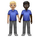 Dois Homens De Mãos Dadas: Pele Clara, Pele Escura para Huawei HarmonyOS 5.0