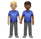 Dois Homens De Mãos Dadas: Pele Clara, Pele Morena Escura para Huawei HarmonyOS 5.0