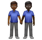 Dois Homens De Mãos Dadas: Pele Morena Escura, Pele Escura para Huawei HarmonyOS 5.0