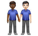 Dois Homens De Mãos Dadas: Pele Morena Escura, Pele Clara para Huawei HarmonyOS 5.0