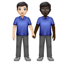 Dois Homens De Mãos Dadas: Pele Morena Clara, Pele Escura para Huawei HarmonyOS 5.0