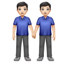 Dois Homens De Mãos Dadas: Pele Morena Clara, Pele Clara para Huawei HarmonyOS 5.0