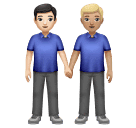 Dois Homens De Mãos Dadas: Pele Morena Clara para Huawei HarmonyOS 5.0