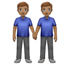 Dois Homens De Mãos Dadas: Pele Morena para Huawei HarmonyOS 5.0