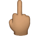 Dedo Do Meio: Pele Morena para Huawei HarmonyOS 5.0