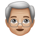 Літній чоловік: світлий тон шкіри для Huawei HarmonyOS 5.0