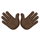 Mãos Abertas: Pele Escura para Huawei HarmonyOS 5.0