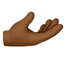 Palma Da Mão Virada Para Cima: Pele Morena Escura para Huawei HarmonyOS 5.0