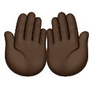 Долоні човником: дуже темний тон шкіри для Huawei HarmonyOS 5.0