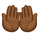 Palmas Unidas Para Cima: Pele Morena Escura para Huawei HarmonyOS 5.0