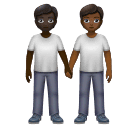 Pessoas De Mãos Dadas: Pele Escura, Pele Morena Escura para Huawei HarmonyOS 5.0