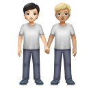 Pessoas De Mãos Dadas: Pele Clara, Pele Morena Clara para Huawei HarmonyOS 5.0