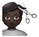 Pessoa Cortando O Cabelo: Pele Escura para Huawei HarmonyOS 5.0