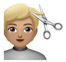 Pessoa Cortando O Cabelo: Pele Morena Clara para Huawei HarmonyOS 5.0