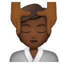 Pessoa Recebendo Massagem Facial: Pele Morena Escura para Huawei HarmonyOS 5.0