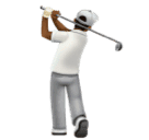 Golfista: Pele Morena Escura para Huawei HarmonyOS 5.0