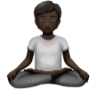 Pessoa Na Posição De Lótus: Pele Escura para Huawei HarmonyOS 5.0