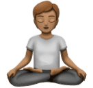 Pessoa Na Posição De Lótus: Pele Morena para Huawei HarmonyOS 5.0