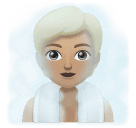 Людина в лазні: світлий тон шкіри для Huawei HarmonyOS 5.0