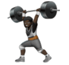 Pessoa Levantando Peso: Pele Escura para Huawei HarmonyOS 5.0