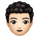 Pessoa: Pele Clara, Cabelo Cacheado para Huawei HarmonyOS 5.0