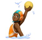 Pessoa Jogando Polo Aquático: Pele Morena Escura para Huawei HarmonyOS 5.0