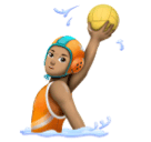 Pessoa Jogando Polo Aquático: Pele Morena para Huawei HarmonyOS 5.0