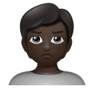 Pessoa Fazendo Bico: Pele Escura para Huawei HarmonyOS 5.0