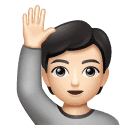 Pessoa Levantando A Mão: Pele Clara para Huawei HarmonyOS 5.0