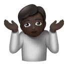 Pessoa Dando De Ombros: Pele Escura para Huawei HarmonyOS 5.0
