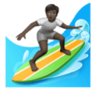 Серфінг: дуже темний тон шкіри для Huawei HarmonyOS 5.0