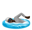 Pessoa Nadando: Pele Escura para Huawei HarmonyOS 5.0