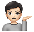 Pessoa Com A Palma Virada Para Cima: Pele Clara para Huawei HarmonyOS 5.0