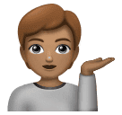 Pessoa Com A Palma Virada Para Cima: Pele Morena para Huawei HarmonyOS 5.0