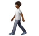 Людина йде: темний тон шкіри для Huawei HarmonyOS 5.0