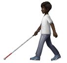 Pessoa Com Bengala Para Cego: Pele Escura para Huawei HarmonyOS 5.0