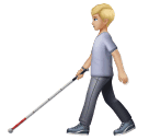 Pessoa Com Bengala Para Cego: Pele Morena Clara para Huawei HarmonyOS 5.0