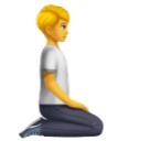 Pessoa ajoelhada de frente para a direita para Huawei HarmonyOS 5.0