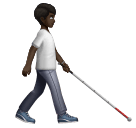 <p>Особa з білою палицею: Темношкірий, що дивиться праворуч</p> для Huawei HarmonyOS 5.0