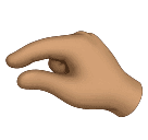 Mão Beliscando: Pele Morena para Huawei HarmonyOS 5.0