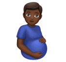 Homem Grávido: Pele Morena Escura para Huawei HarmonyOS 5.0