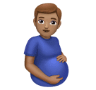 người đàn ông mang bầu: màu da trung bình cho Huawei HarmonyOS 5.0