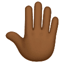 Raised Back of Hand: Medium-Dark Skin Tone for Huawei HarmonyOS 5.0