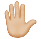 Mão Levantada: Pele Morena Clara para Huawei HarmonyOS 5.0