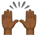 Mãos Para Cima: Pele Morena Escura para Huawei HarmonyOS 5.0