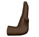 Штовхаюча рука вправо: темний тон шкіри для Huawei HarmonyOS 5.0