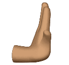 <p>Рука, що натискає вправо: тон шкіри середньої</p> для Huawei HarmonyOS 5.0