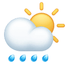Zon achter regenwolk voor Huawei HarmonyOS 5.0